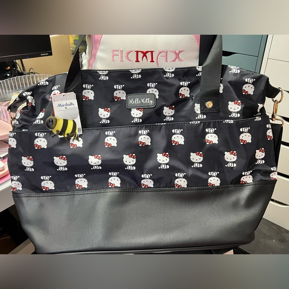Popular hello kitty black weekender bag